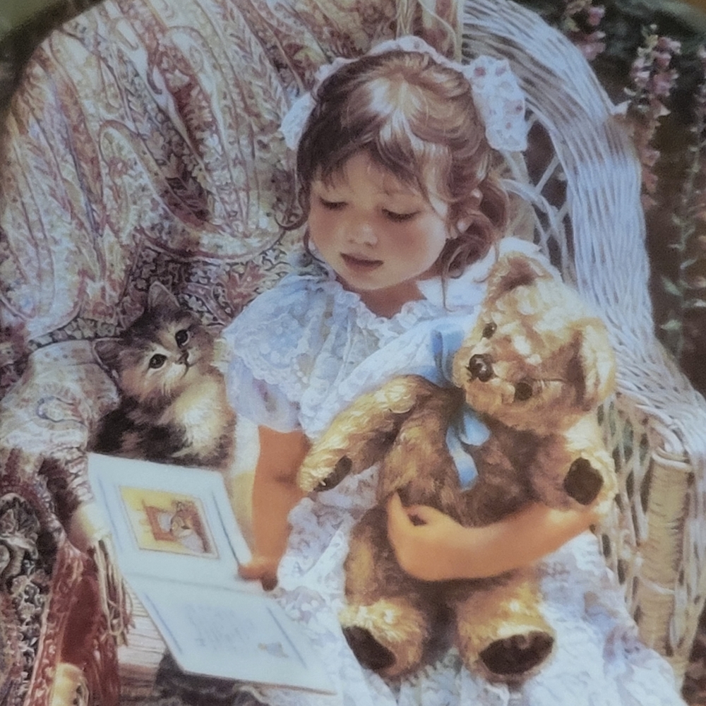 Teddy Bear Tales Plate Sandra Kuck Sugar & Spice